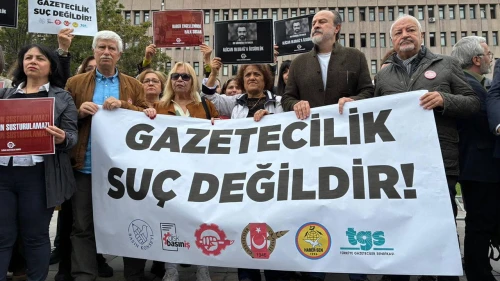 Gazeteciler özgürlük istedi