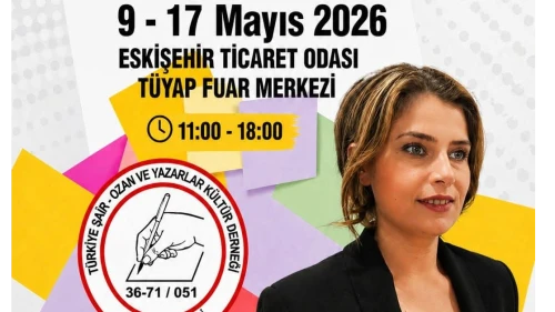 Şair ve Yazar Kader Kış, Eskişehir Kitap Fuarı'nda okurlarıyla buluşacak