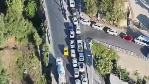 Sancaktepe’de dronlu trafik denetimi