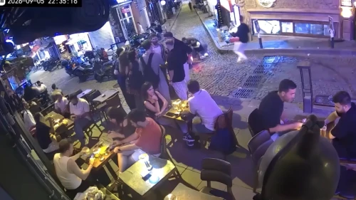 Ortaköy’de havaya ateş açan şüpheli motosiklette yakalandı