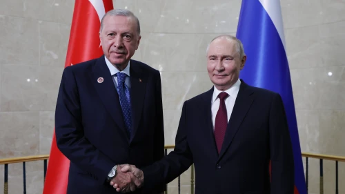 Erdoğan, Putin ile bir araya geldi