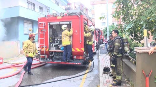 Üsküdar’da iş yerinde çıkan yangın söndürüldü