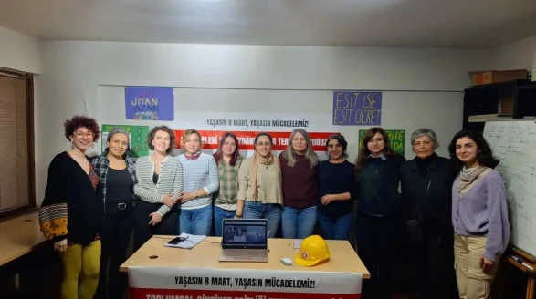 Kadın işçiler eşitlik istedi