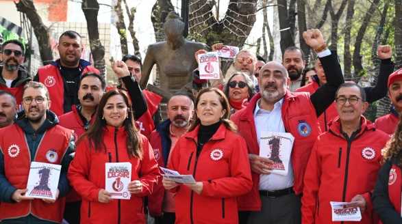 Madenci eylemde sendikacı nerede!