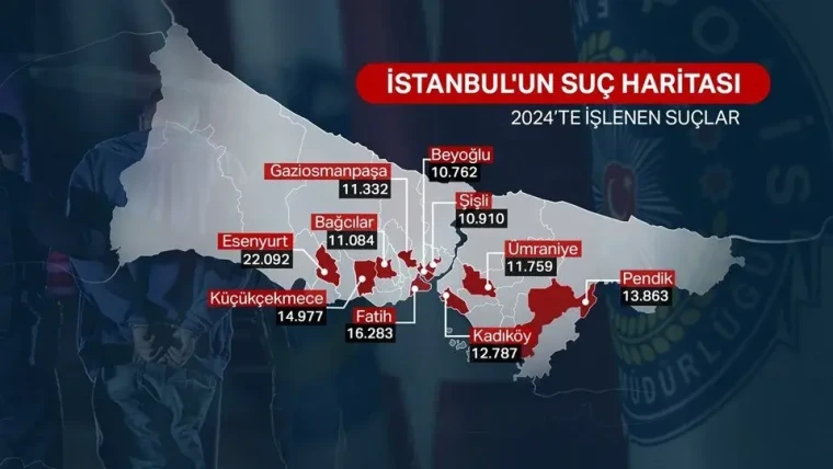İstanbul’un suç haritası