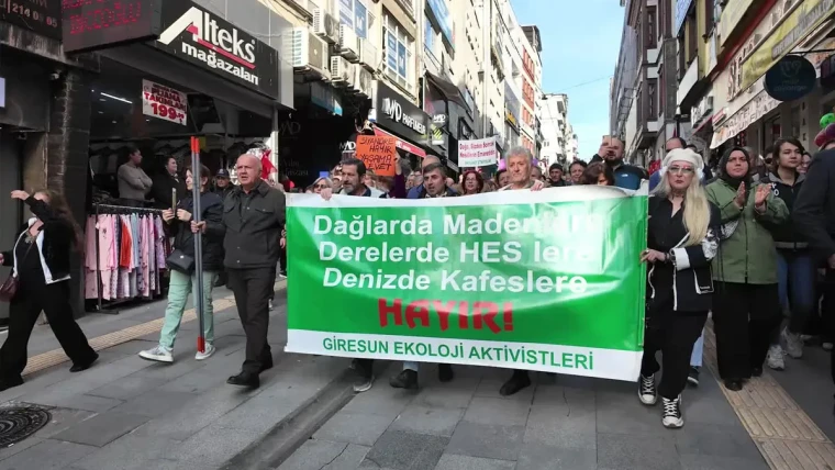 Giresun madene karşı direniyor