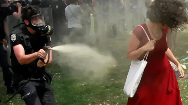 Göz yaşartıcı gaz ve alışmak!