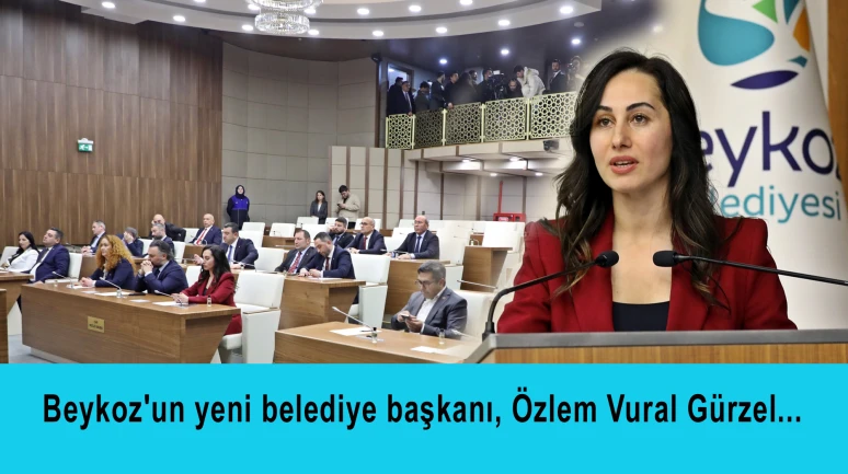 Beykoz'un yeni belediye başkanı, Özlem Vural Gürzel...