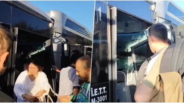 Metrobüsler birbirine girdi: 2 yaralı