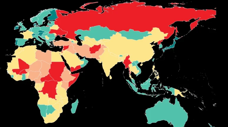 Dünyanın en huzurlu ve tehlikeli ülkeleri arasında Türkiye'nin sıralaması belli oldu