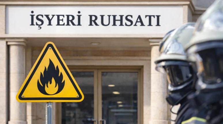 Raporu olmayan işletme yandı!