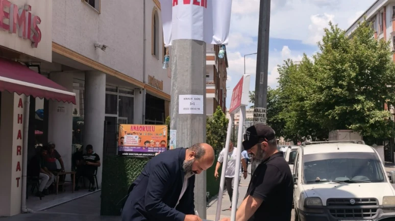 Kemal Aygün baz istasyonunun kaldırılması için imza kampanyası başlattı