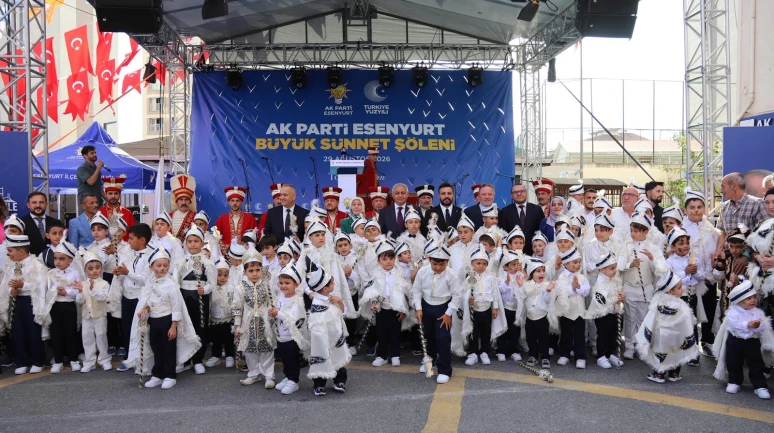 AK Parti Esenyurt'ta 300'ü aşkın Çocuk için Sünnet Şöleni