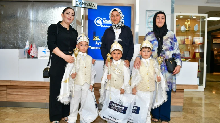 Sünnet kıyafetleri belediyeden