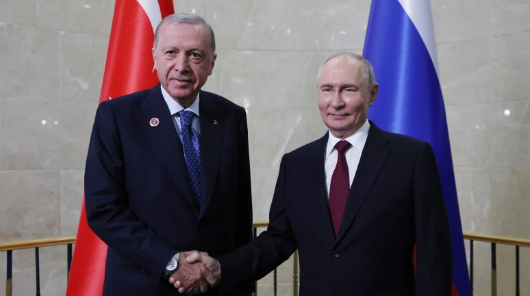 Erdoğan, Putin ile bir araya geldi