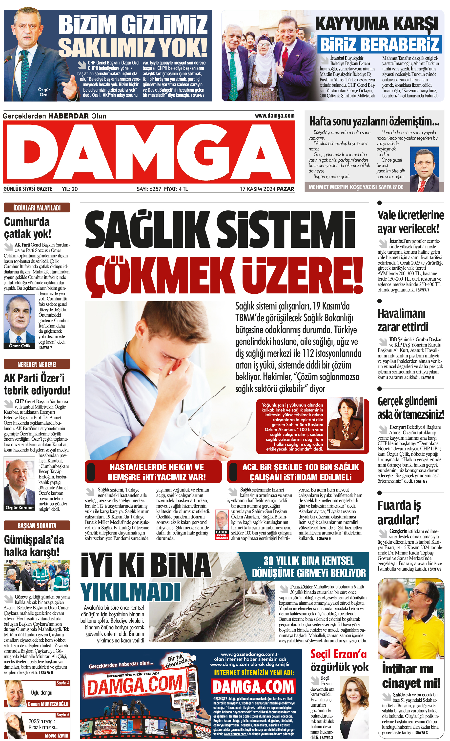 https://www.damgagazetesi.com/DAMGA 17 Kasım 2024 Pazar Sayfaları