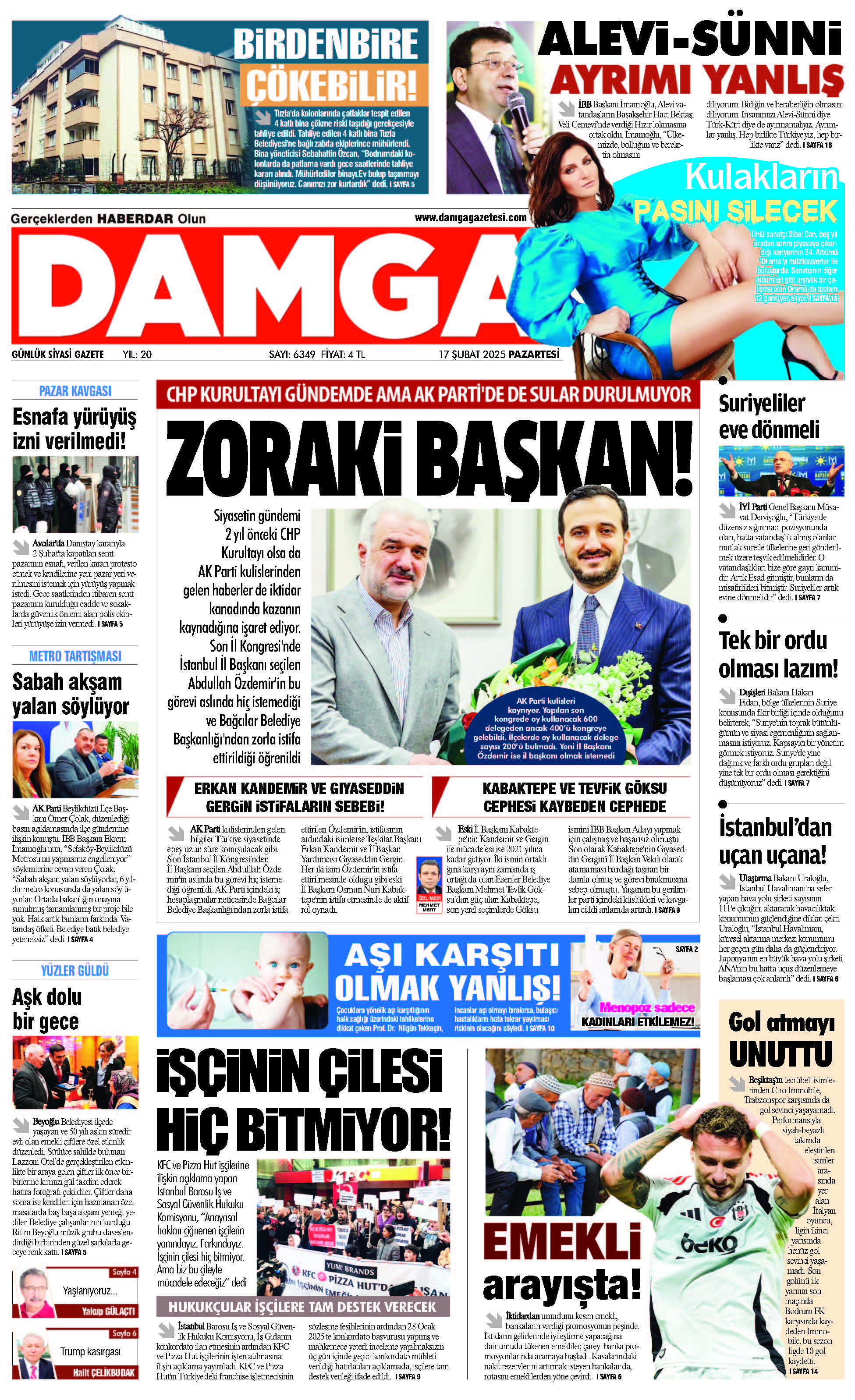 https://www.damgagazetesi.com/DAMGA 17 Şubat 2025 Pazartesi Sayfaları