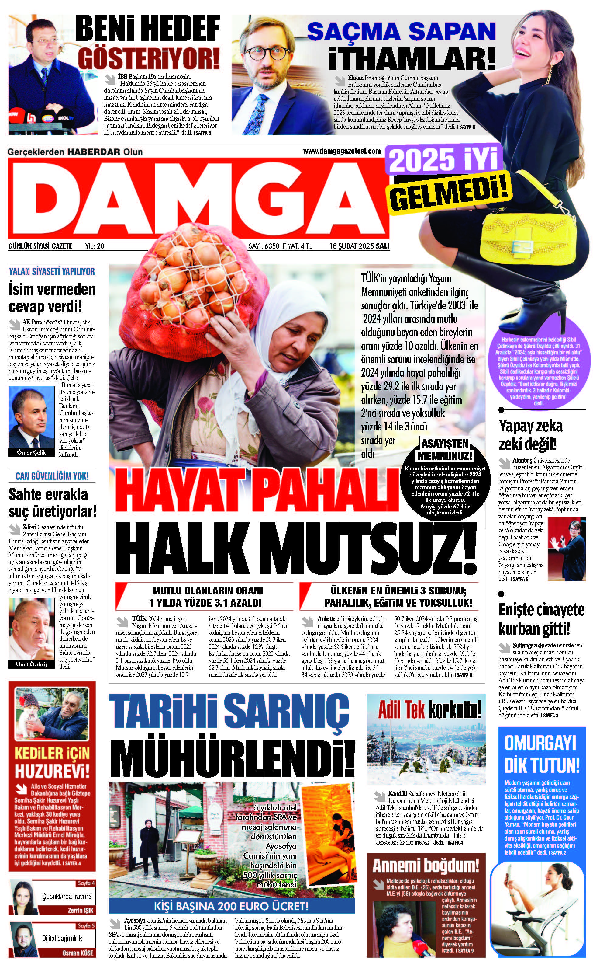 https://www.damgagazetesi.com/DAMGA 18 Şubat 2025 Salı Sayfaları