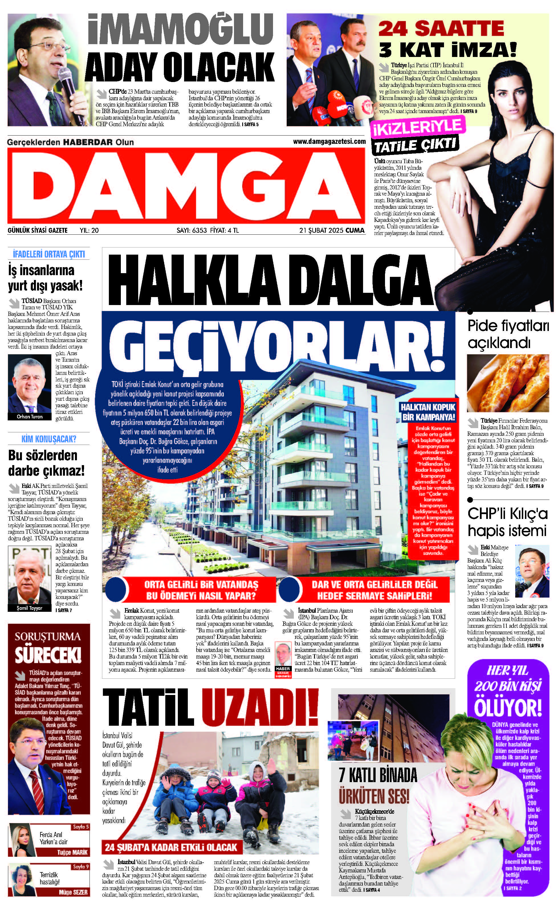 https://www.damgagazetesi.com/DAMGA 21 Şubat 2025 Cuma Sayfaları