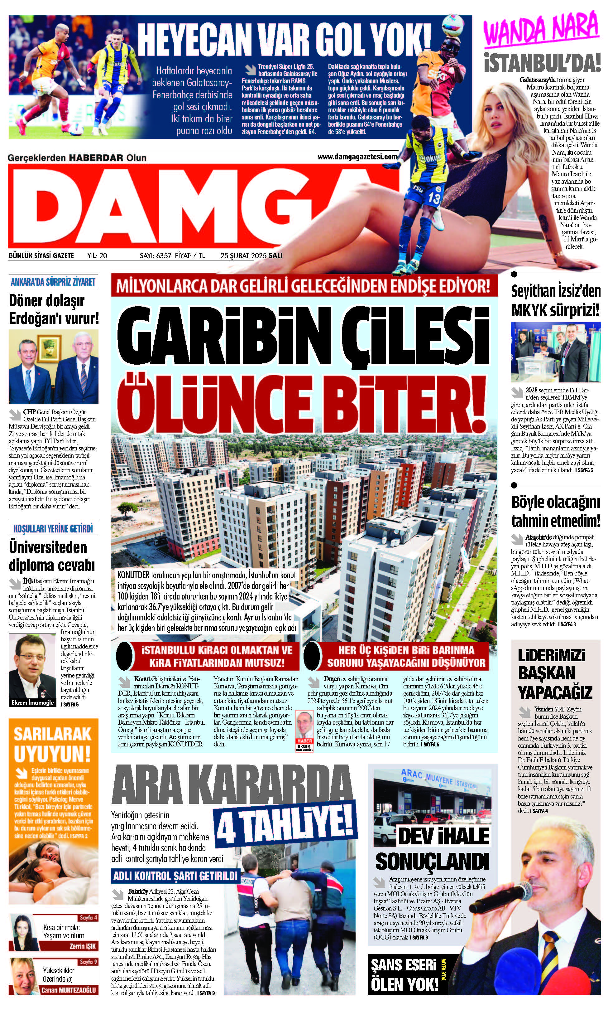 https://www.damgagazetesi.com/DAMGA 25 Şubat 2025 Salı Sayfaları