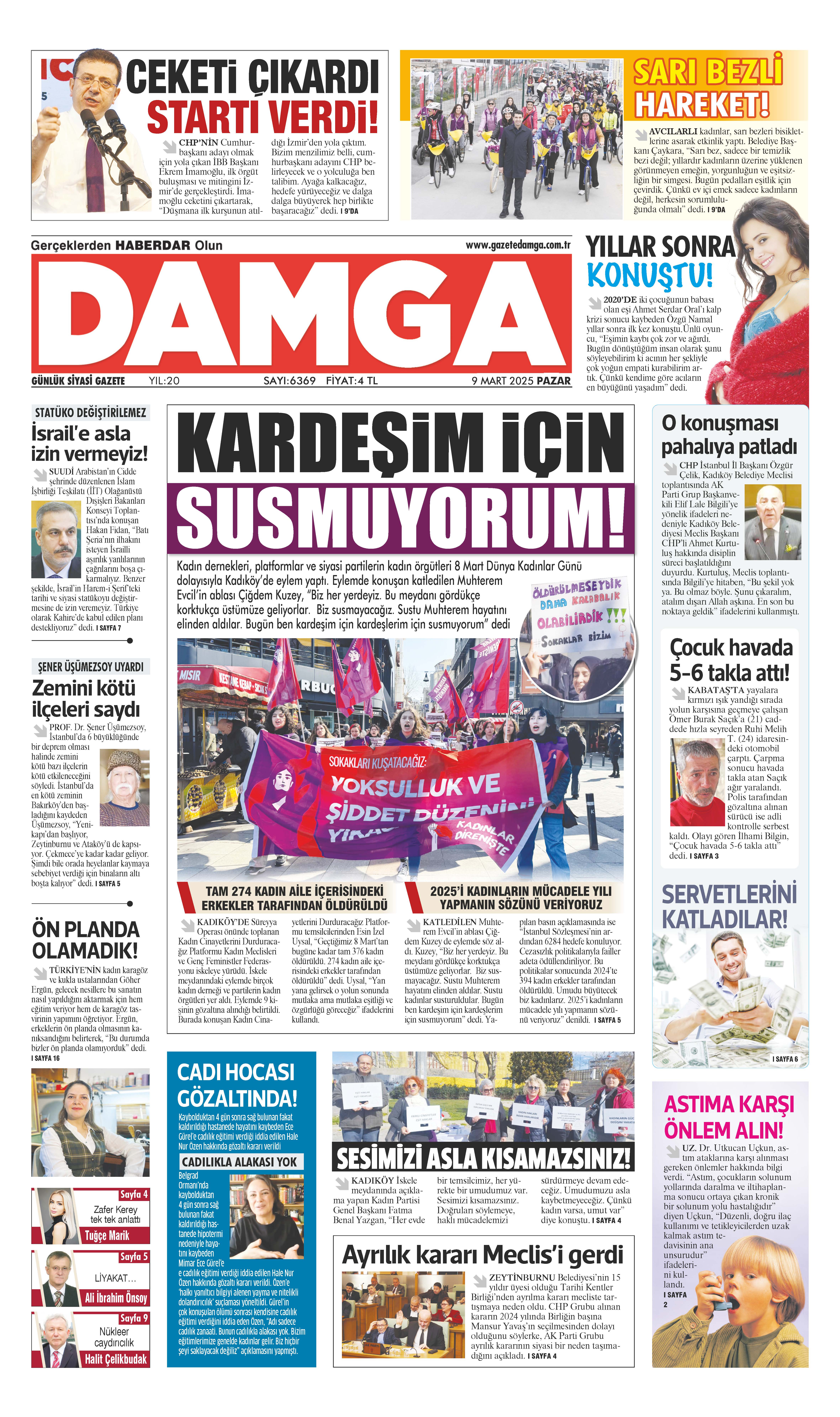 https://www.damgagazetesi.com/DAMGA 09 Mart 2025 Pazar Sayfaları