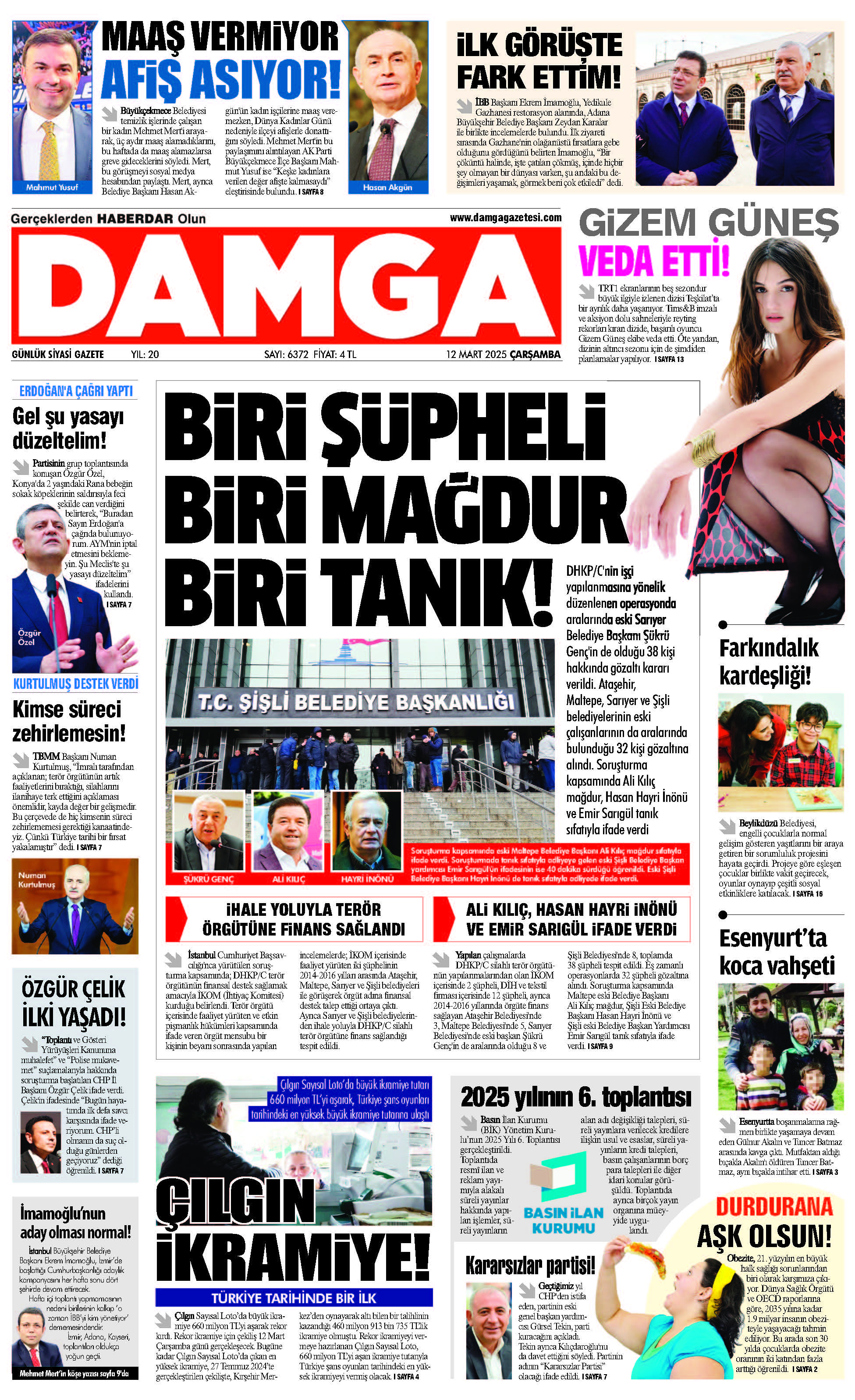 https://www.damgagazetesi.com/DAMGA 12 Mart 2025 Çarşamba Sayfaları