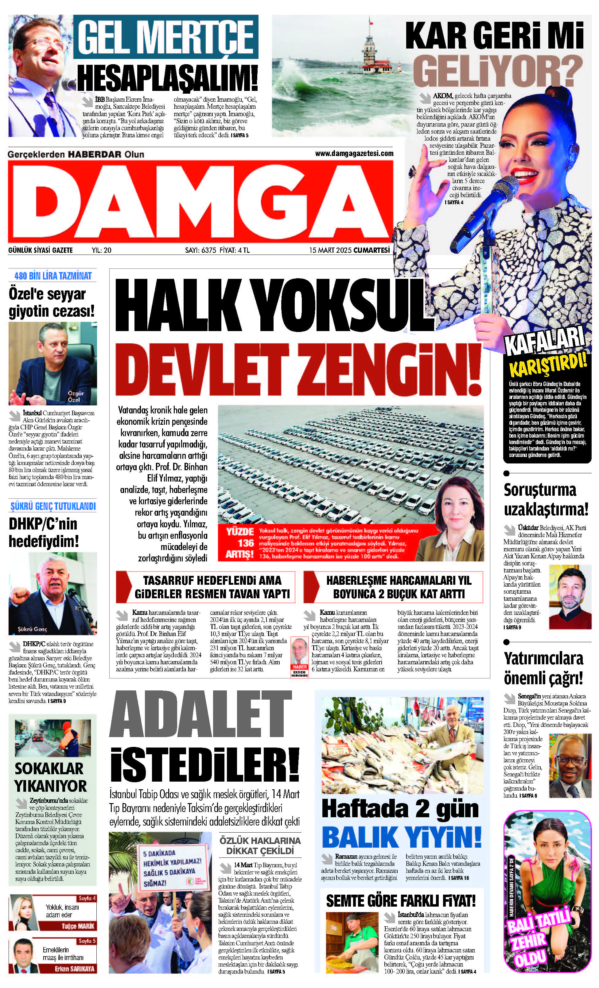 https://www.damgagazetesi.com/DAMGA 15 Mart 2025 Cumartesi Sayfaları