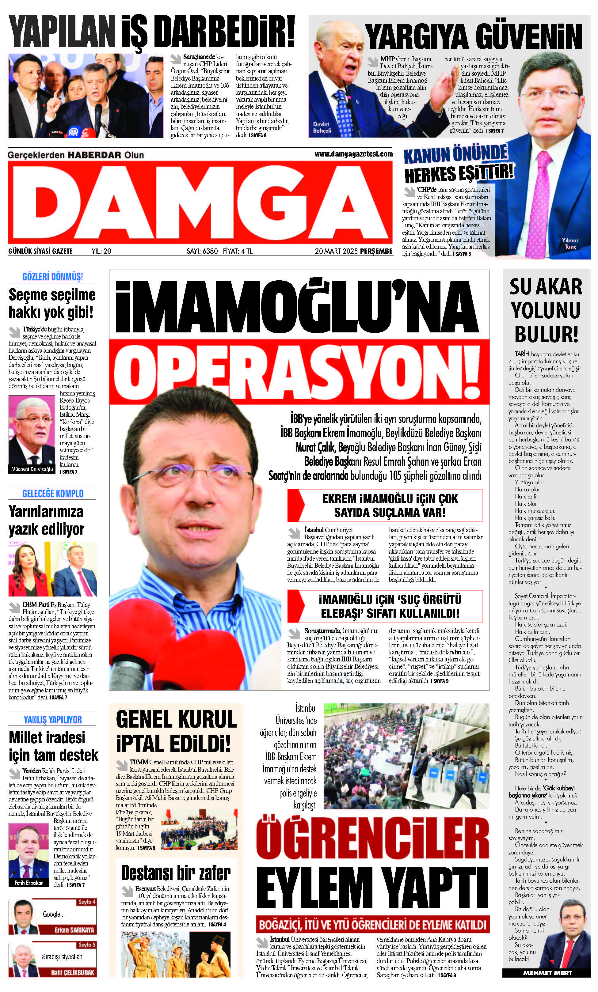 https://www.damgagazetesi.com/DAMGA 20 Mart 2025 Perşembe Sayfaları
