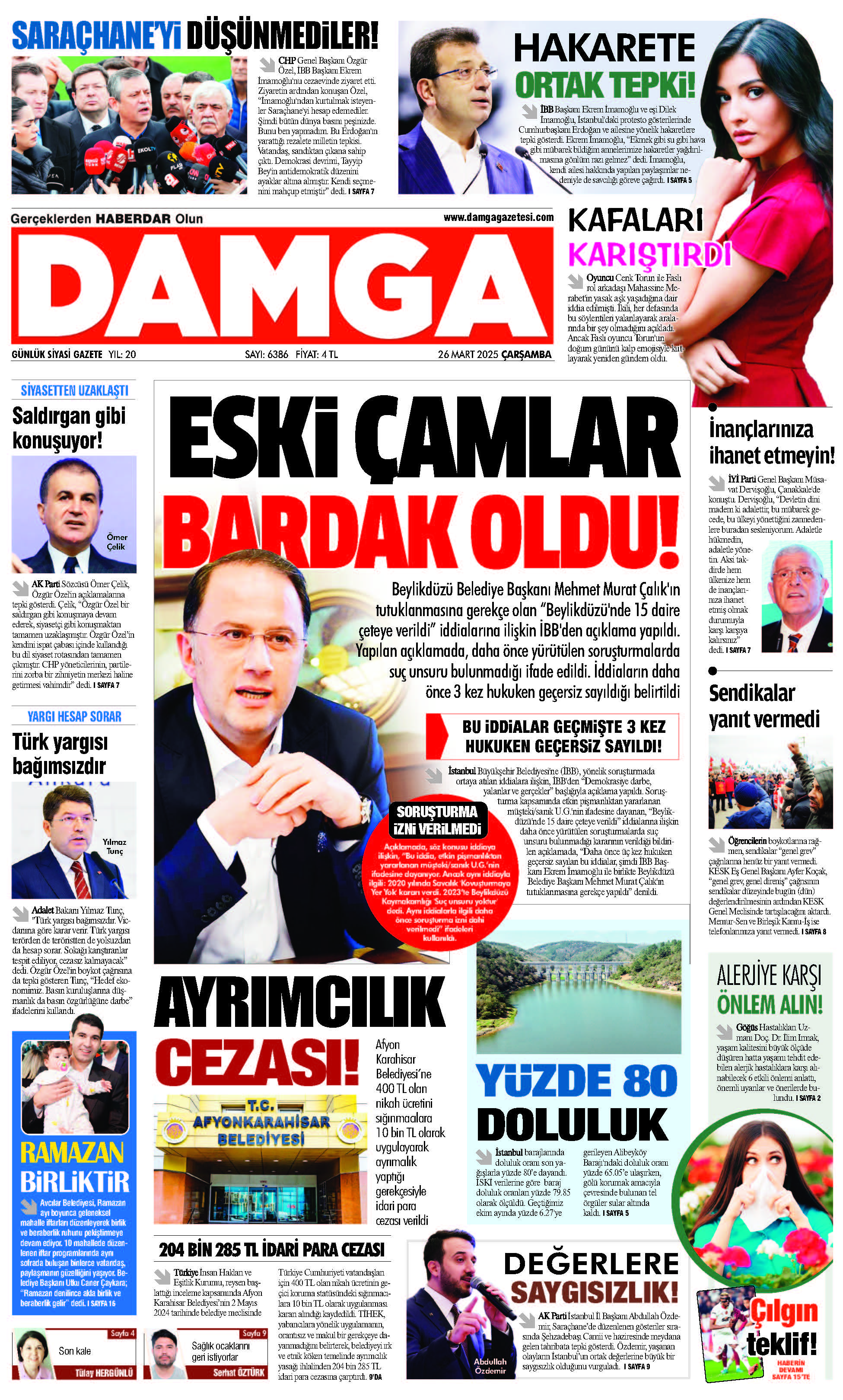 https://www.damgagazetesi.com/DAMGA 26 Mart 2025 Çarşamba Sayfaları