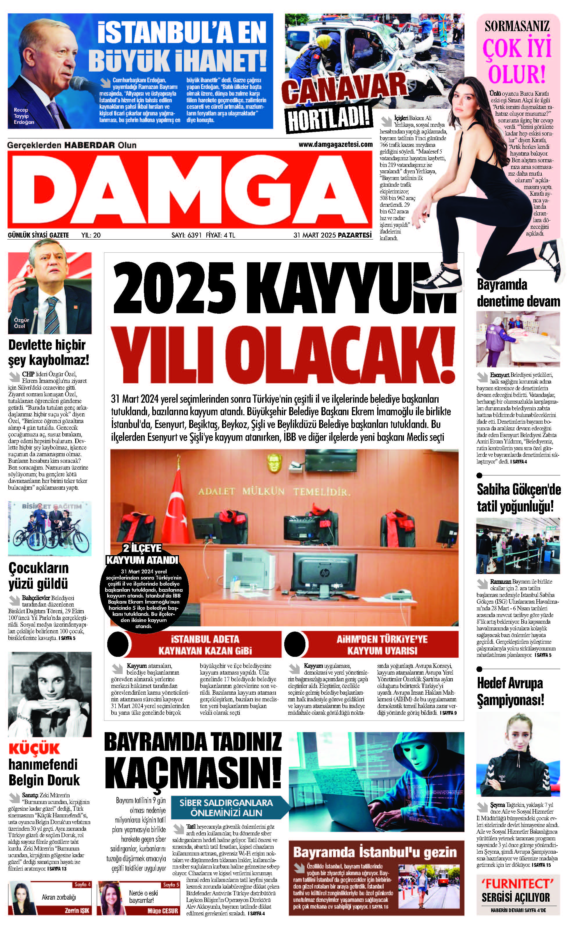 https://www.damgagazetesi.com/DAMGA 31 Mart 2025 Pazartesi Sayfaları