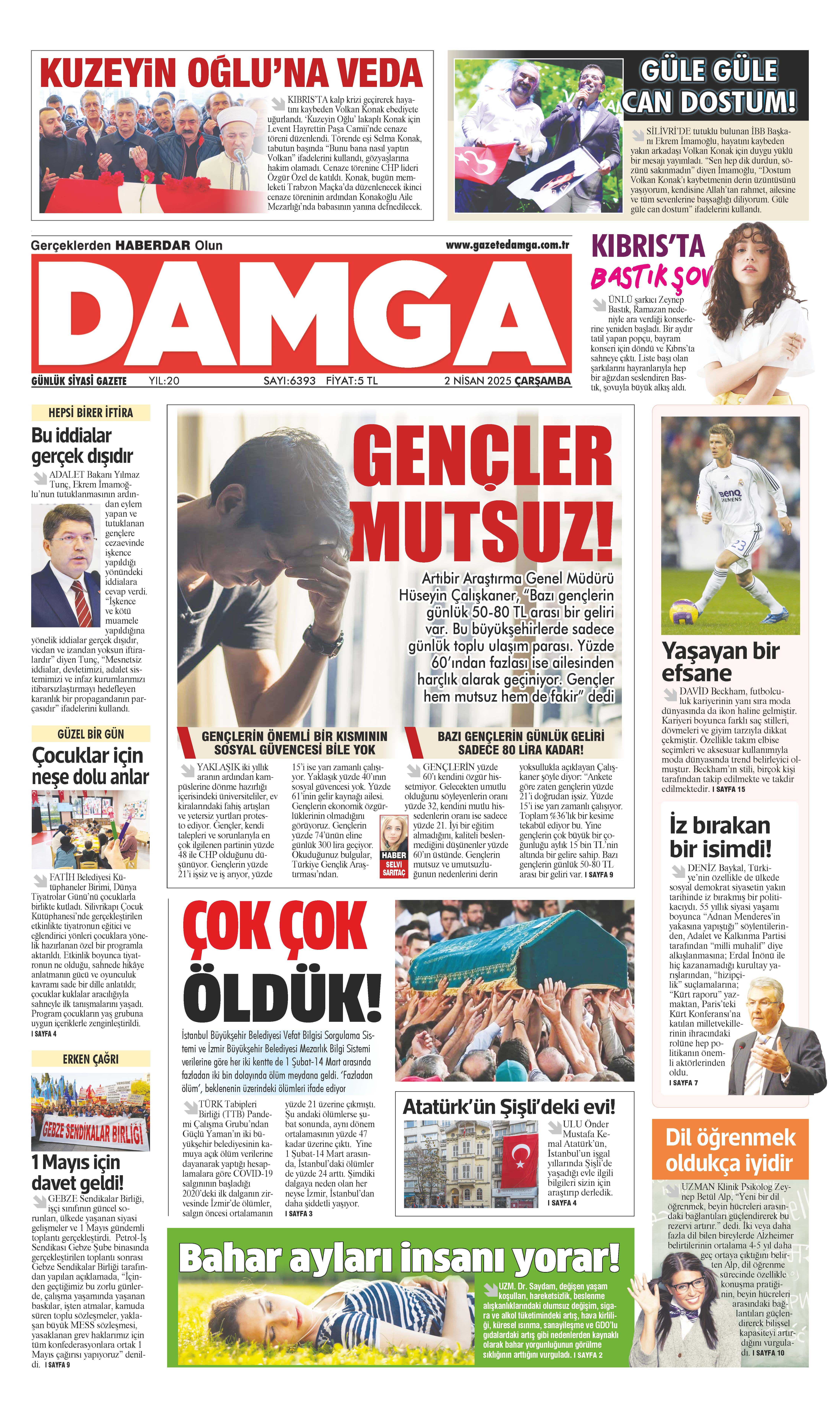 https://www.damgagazetesi.com/DAMGA 02 Nisan 2025 Çarşamba Sayfaları