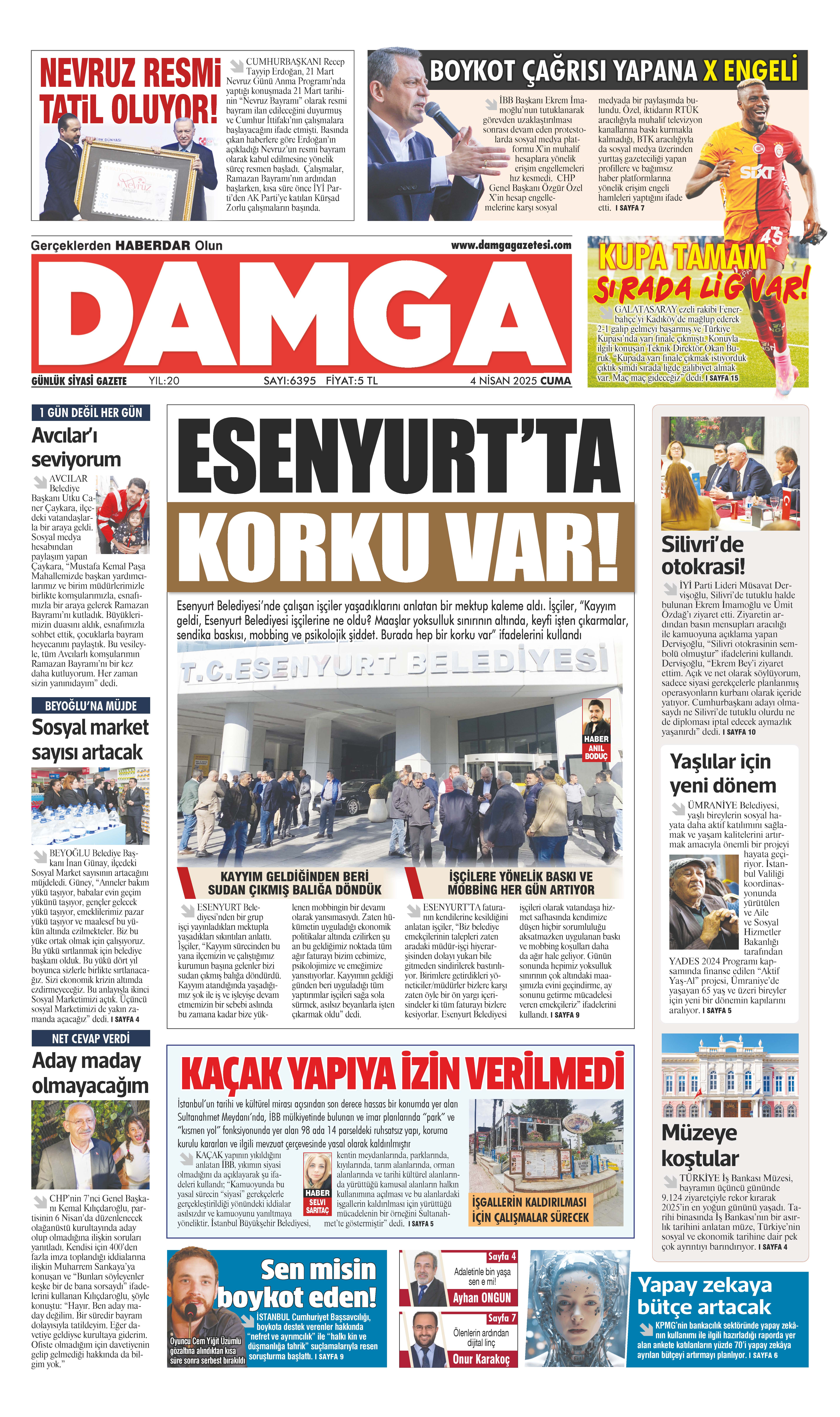 https://www.damgagazetesi.com/DAMGA 04 Nisan 2025 Cuma Sayfaları