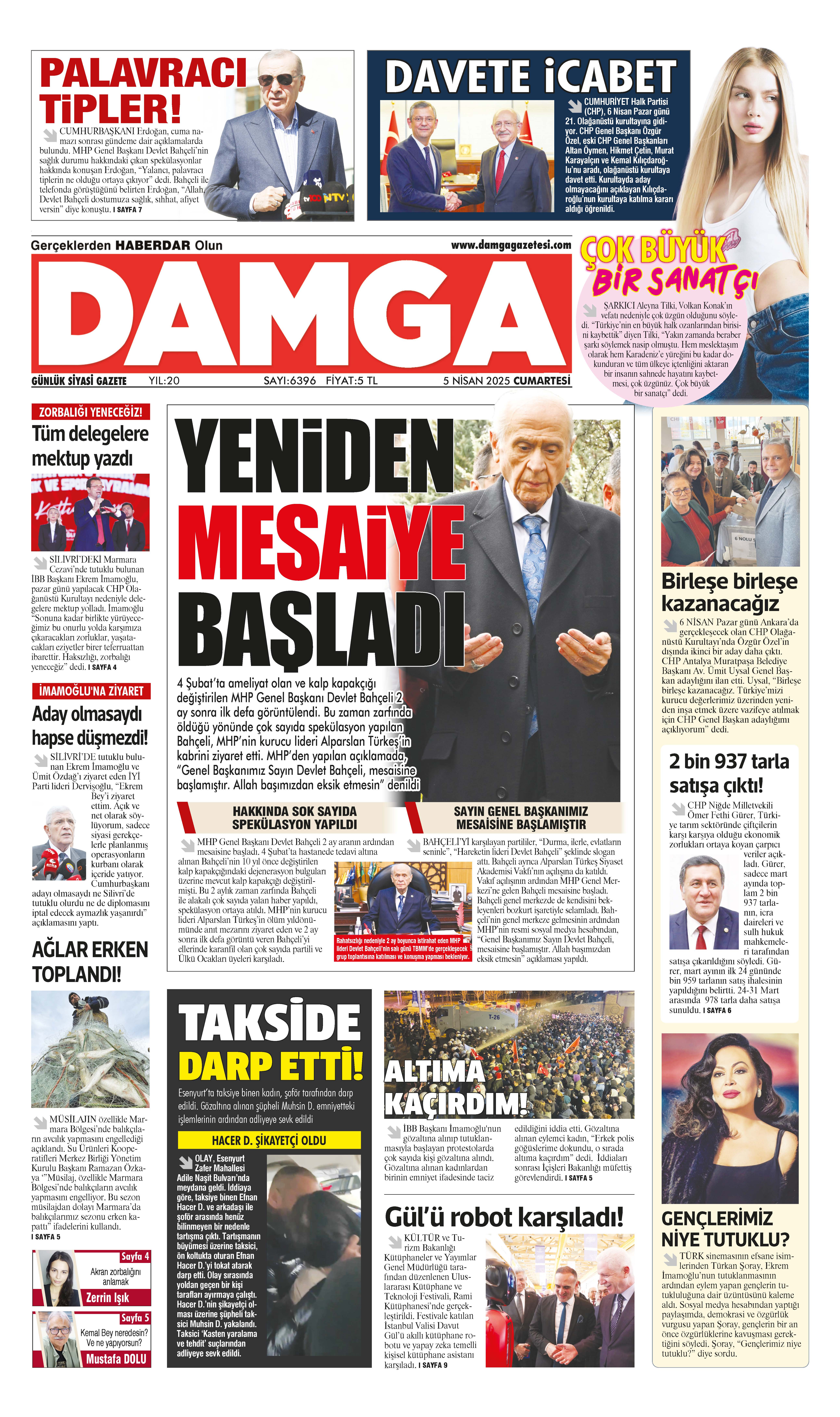 https://www.damgagazetesi.com/DAMGA 05 Nisan 2025 Cumartesi Sayfaları