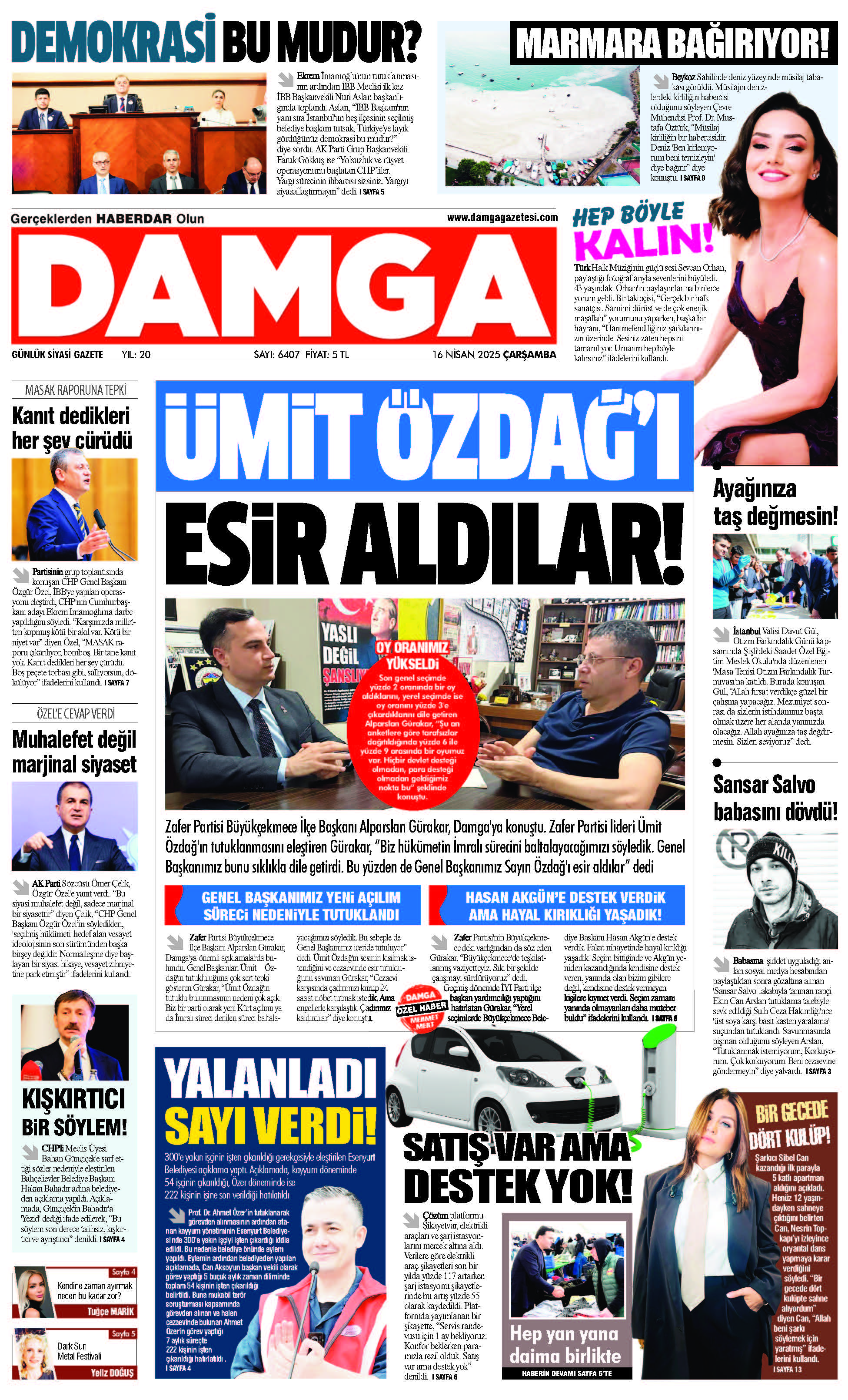 https://www.damgagazetesi.com/DAMGA 16 Nisan 2025 Çarşamba Sayfaları