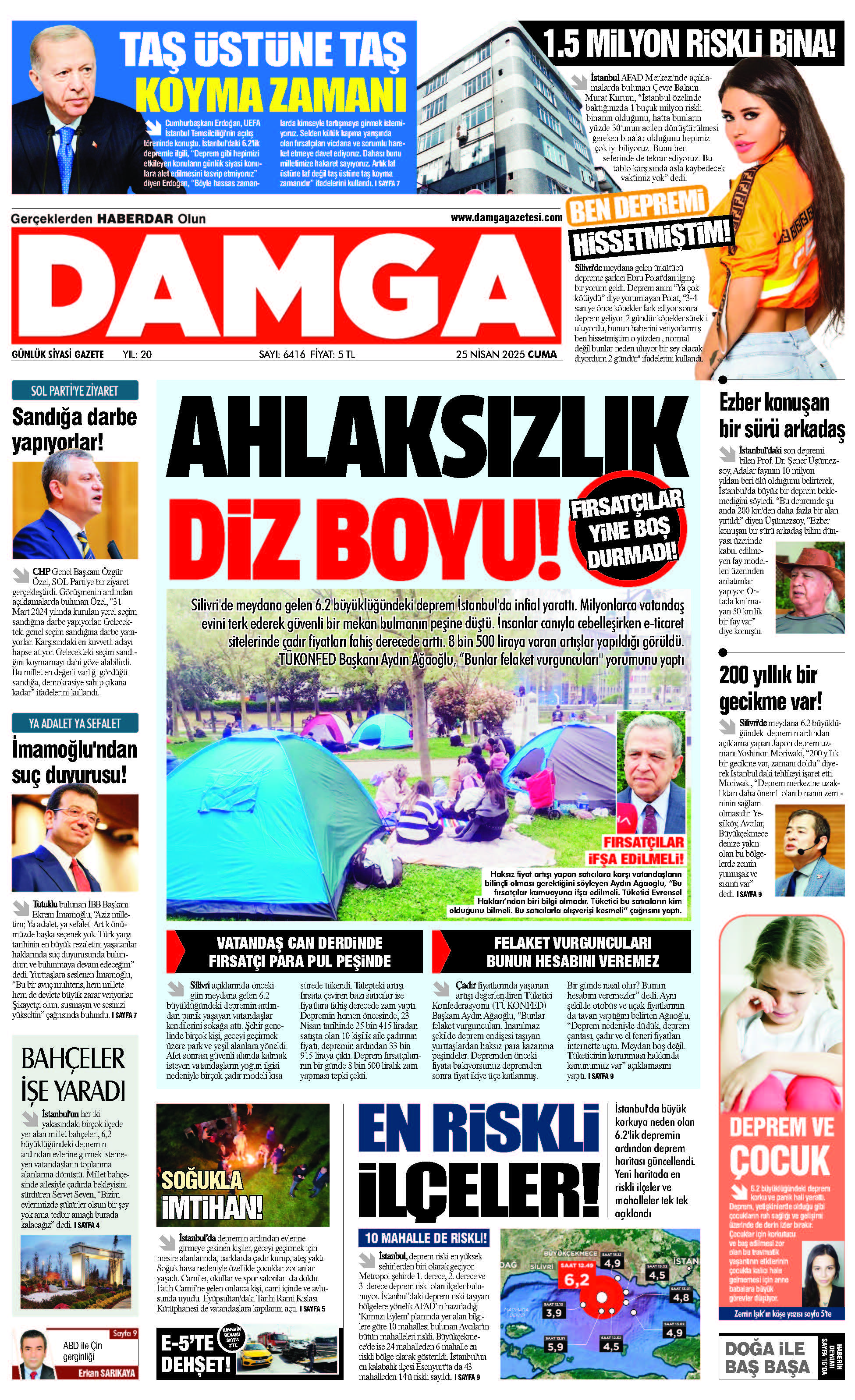 https://www.damgagazetesi.com/DAMGA 25 Nisan 2025 Cuma Sayfaları
