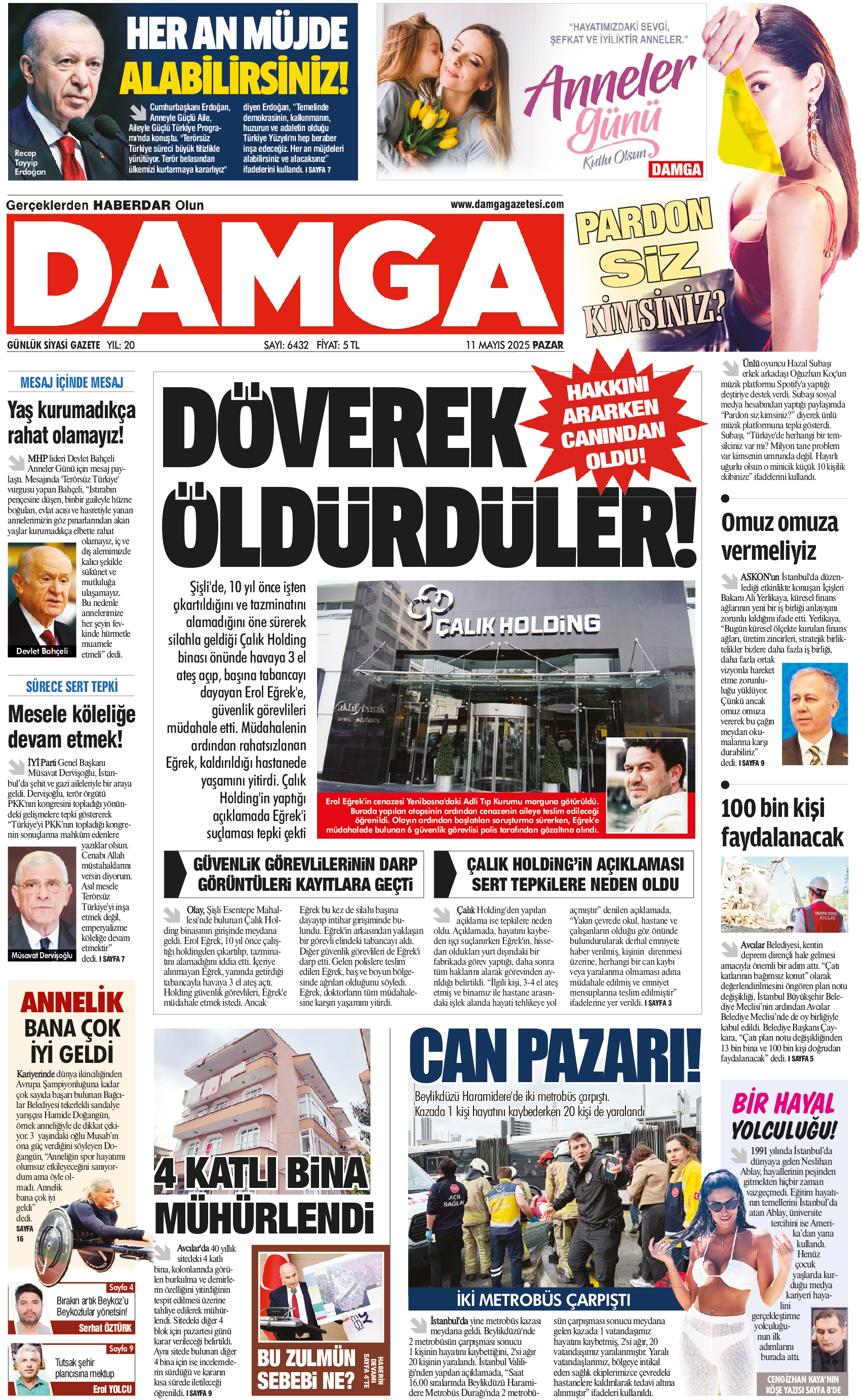 https://www.damgagazetesi.com/DAMGA 11 Mayıs 2025 Pazar Sayfaları
