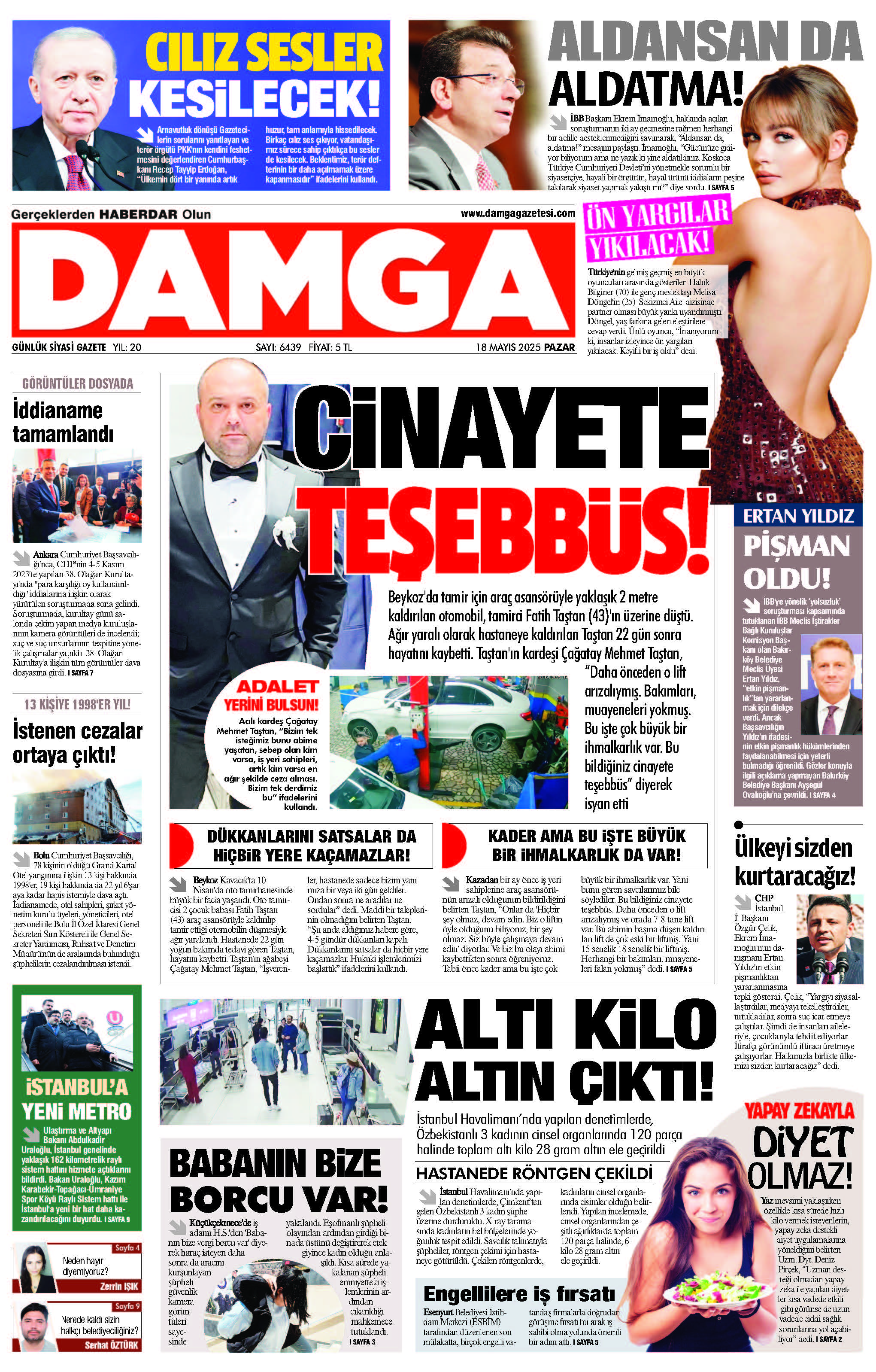 https://www.damgagazetesi.com/DAMGA 18 Mayıs 2025 Pazar Sayfaları