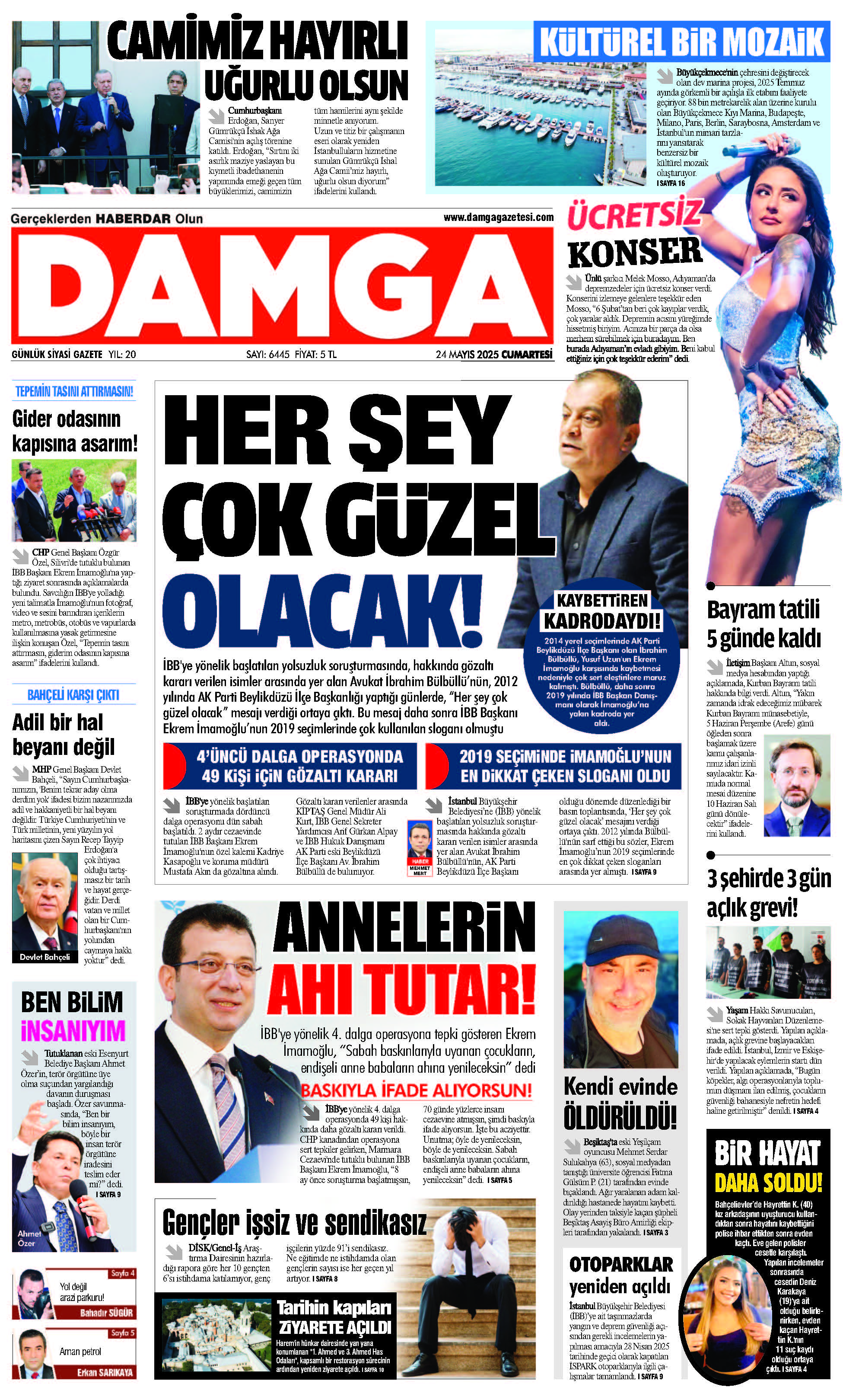 https://www.damgagazetesi.com/DAMGA 24 Mayıs 2025 Cumartesi Sayfaları