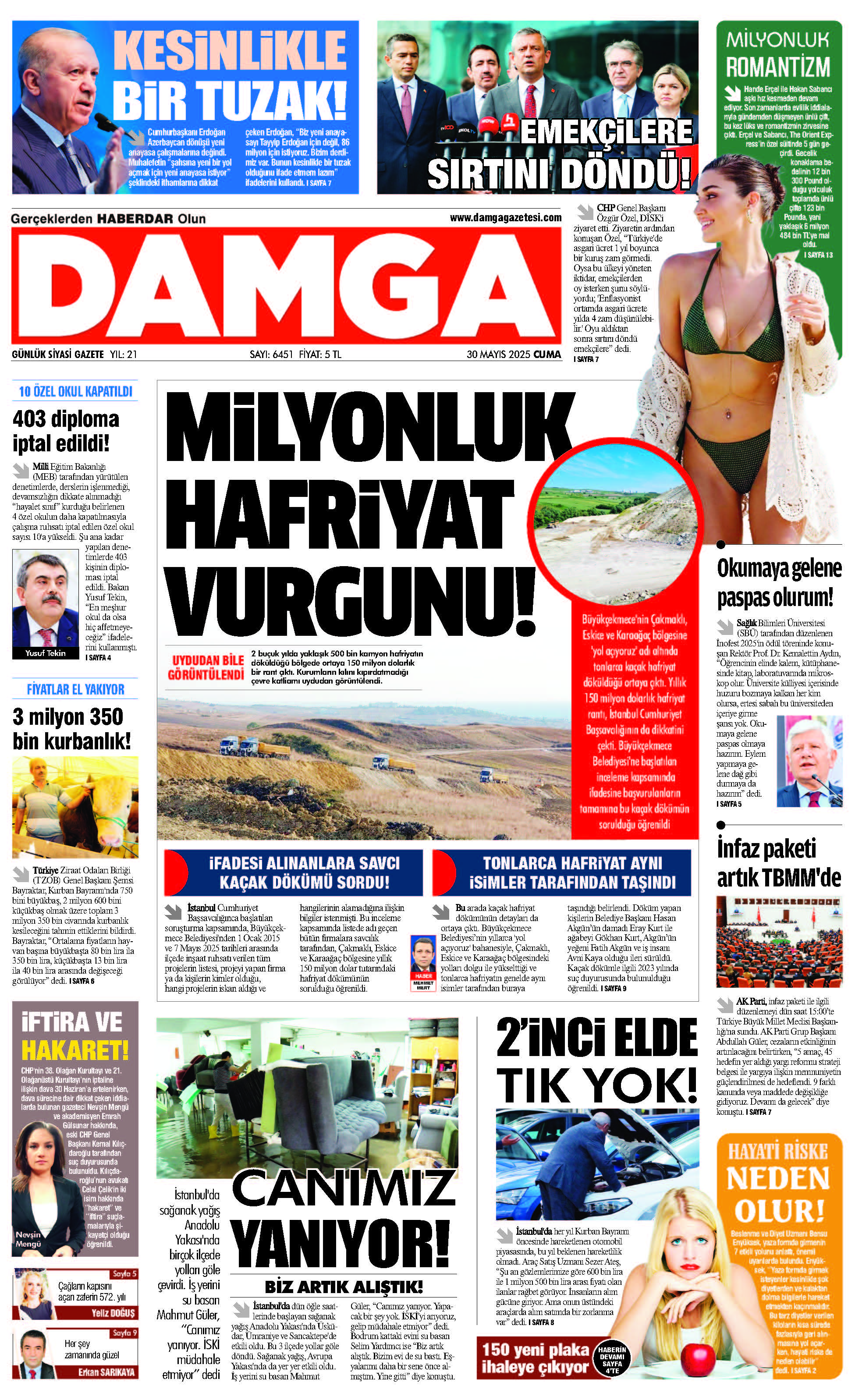 https://www.damgagazetesi.com/DAMGA 30 Mayıs 2025 Cuma Sayfaları