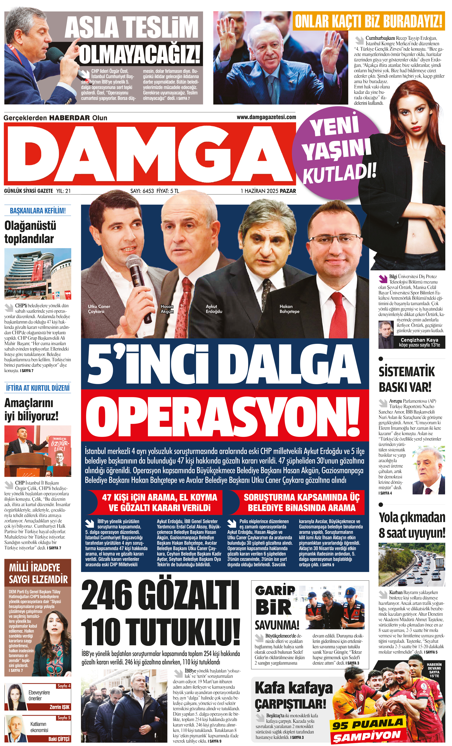 https://www.damgagazetesi.com/DAMGA 01 Haziran 2025 Pazar Sayfaları