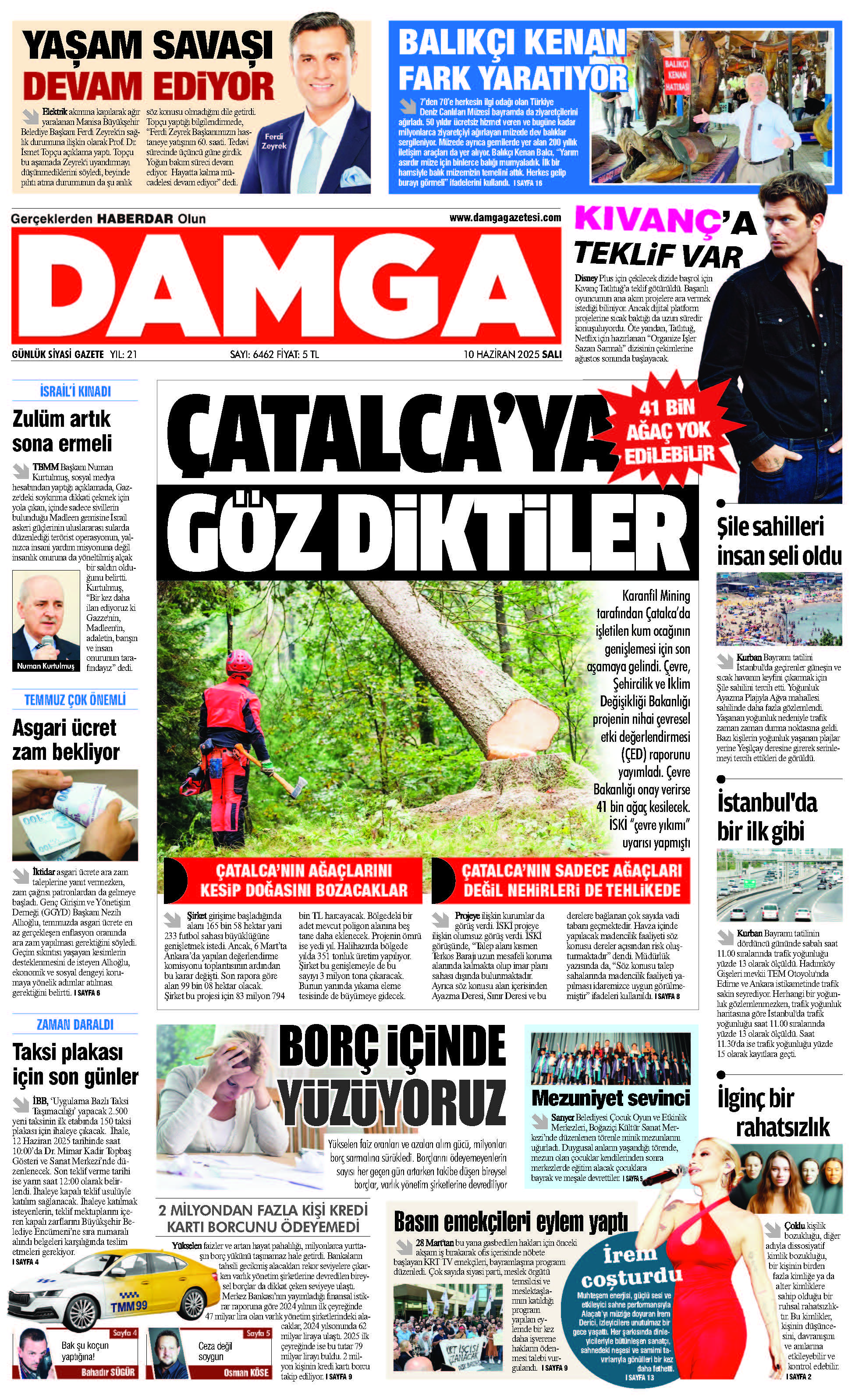 https://www.damgagazetesi.com/DAMGA 10 Haziran 2025 Salı Sayfaları