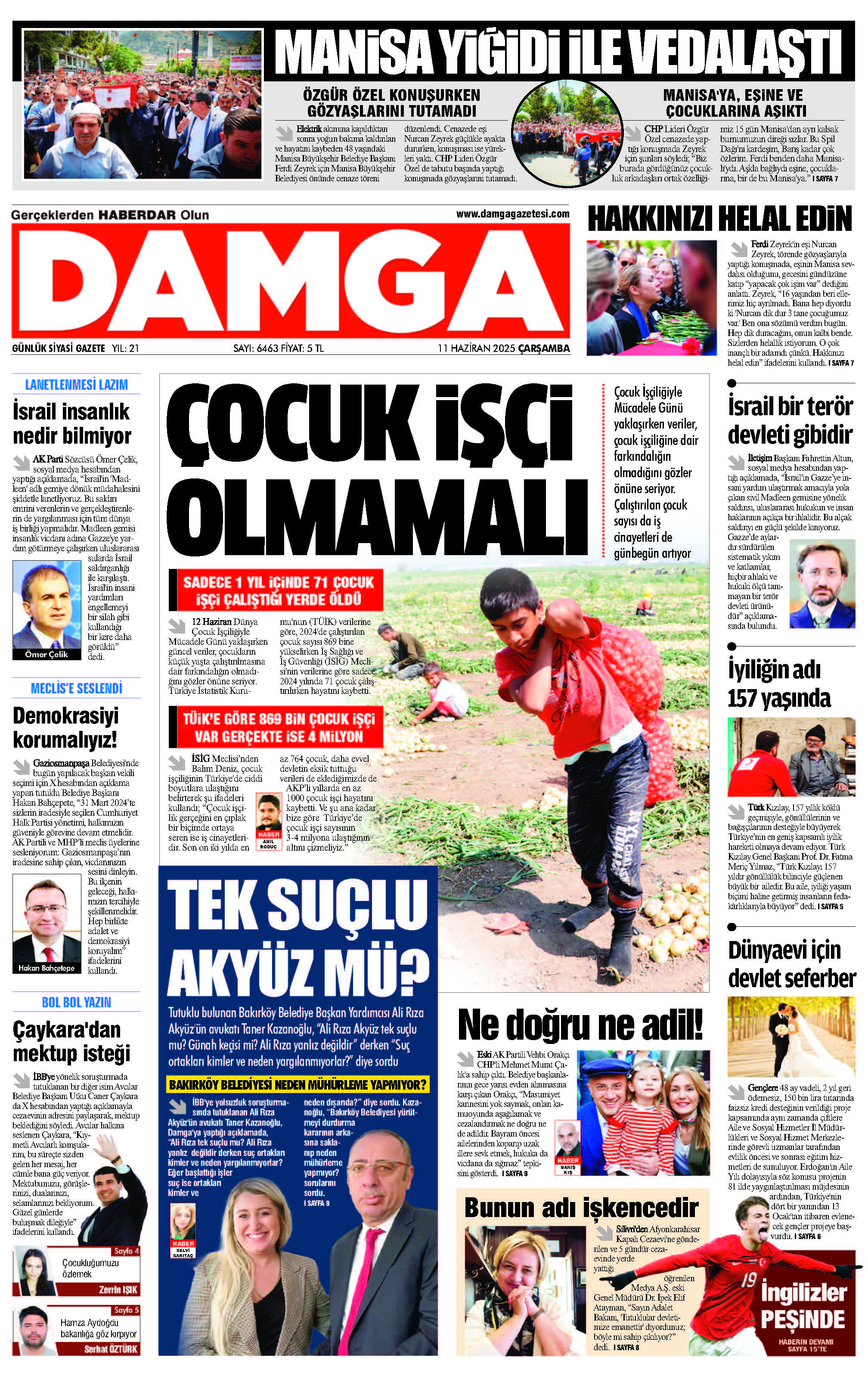 https://www.damgagazetesi.com/DAMGA 11 Haziran 2025 Çarşamba Sayfaları