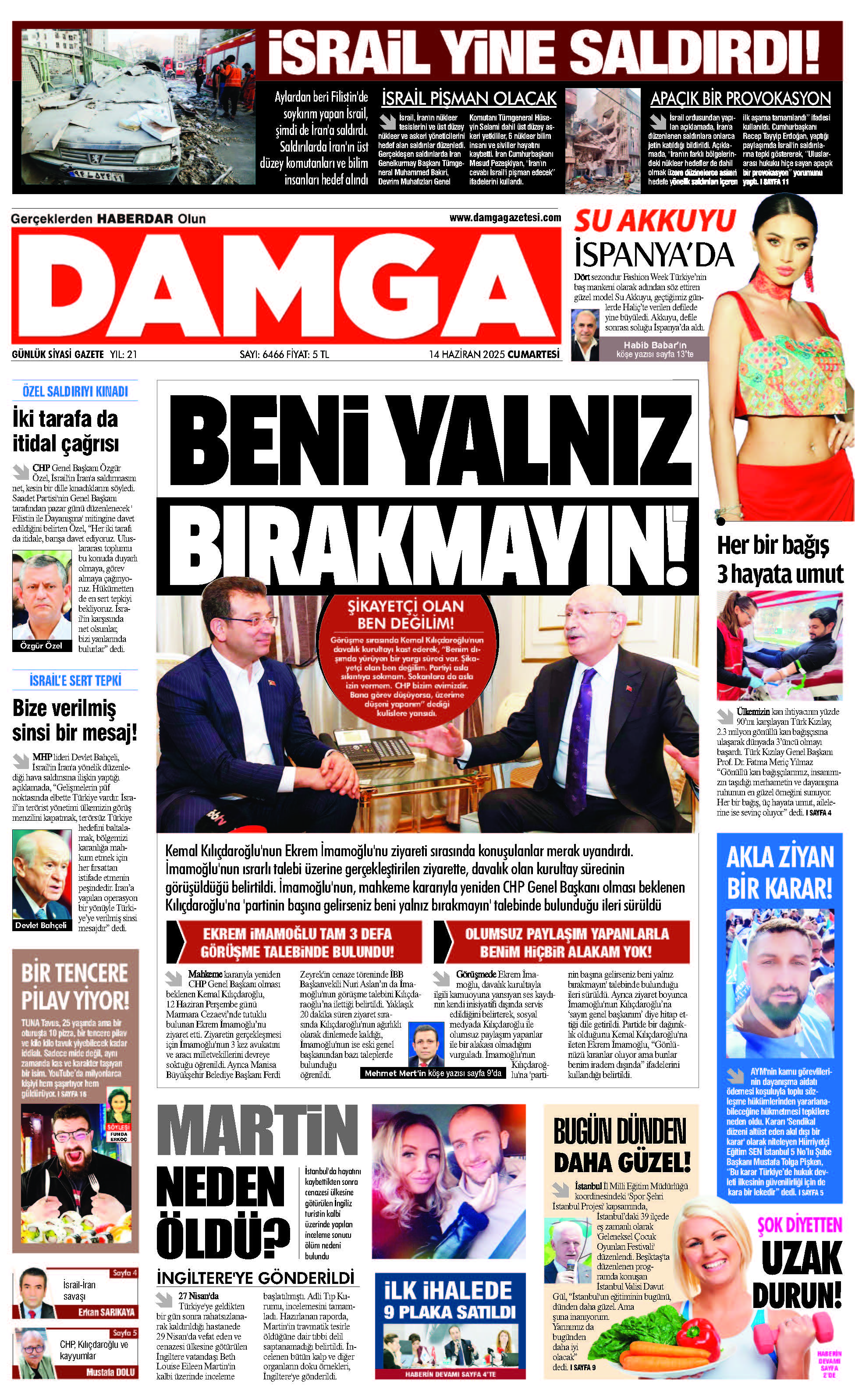 https://www.damgagazetesi.com/DAMGA 14 Haziran 2025 Cumartesi Sayfaları