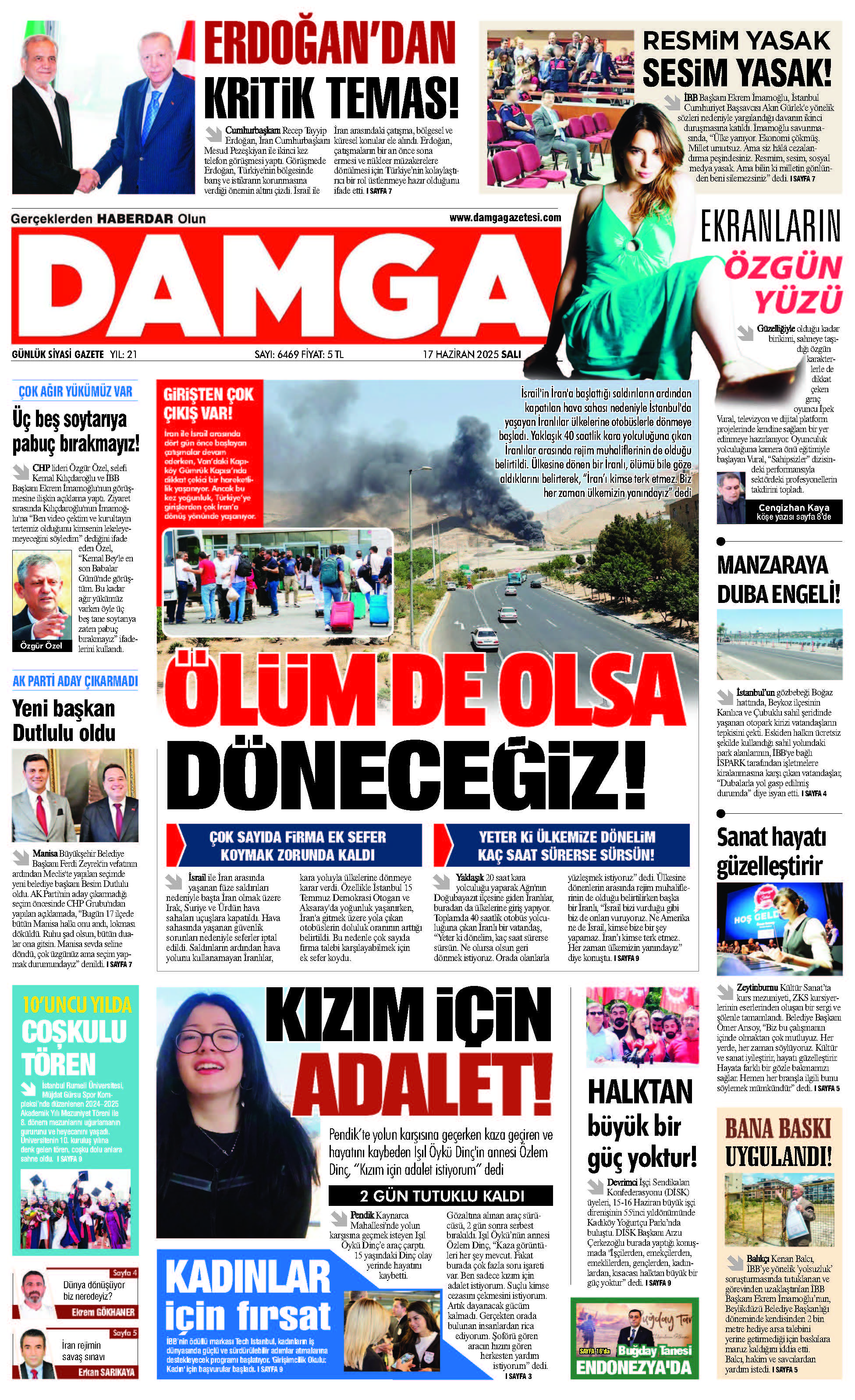 https://www.damgagazetesi.com/DAMGA 17 Haziran 2025 Salı Sayfaları