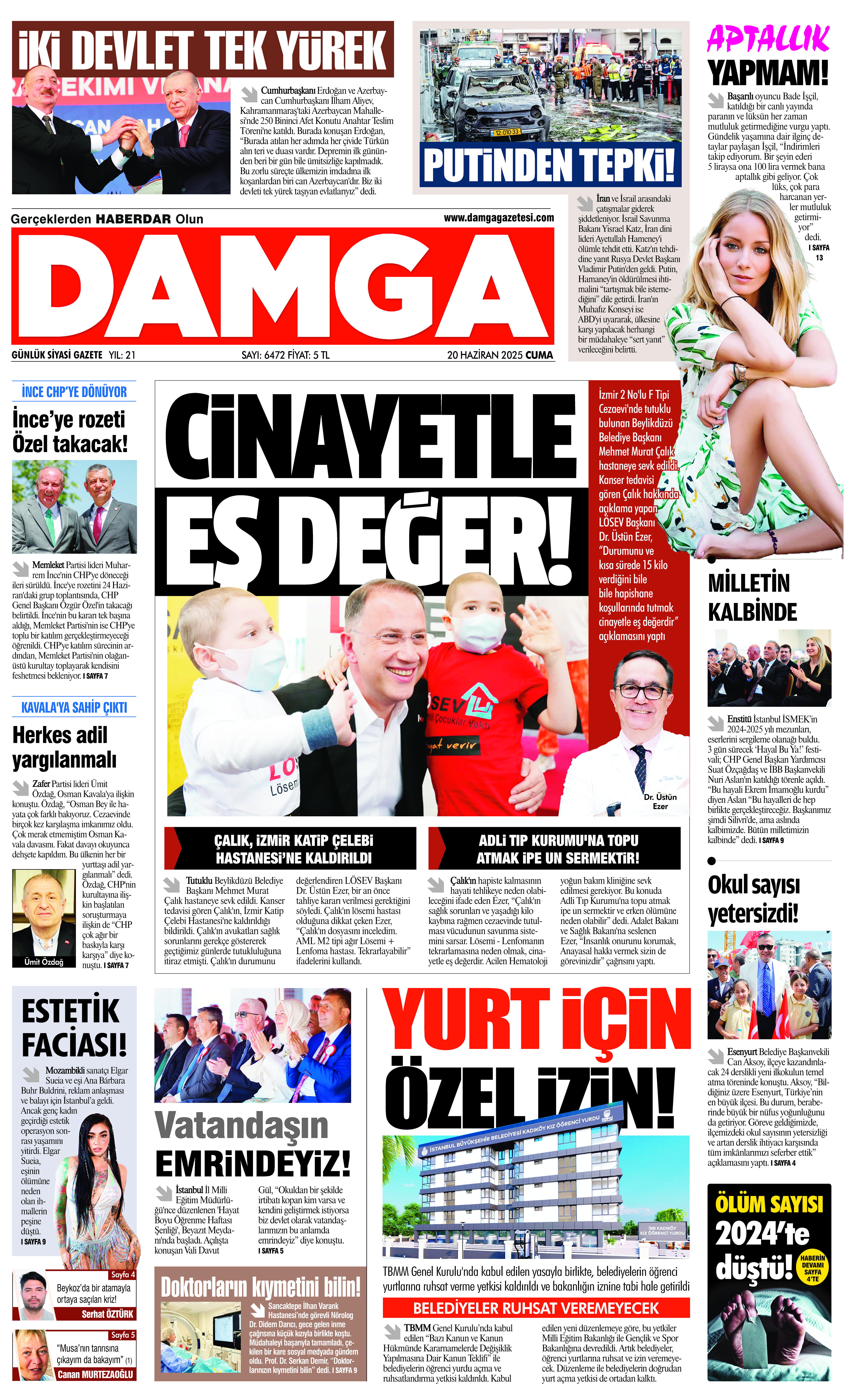 https://www.damgagazetesi.com/DAMGA 20 Haziran 2025 Cuma Sayfaları