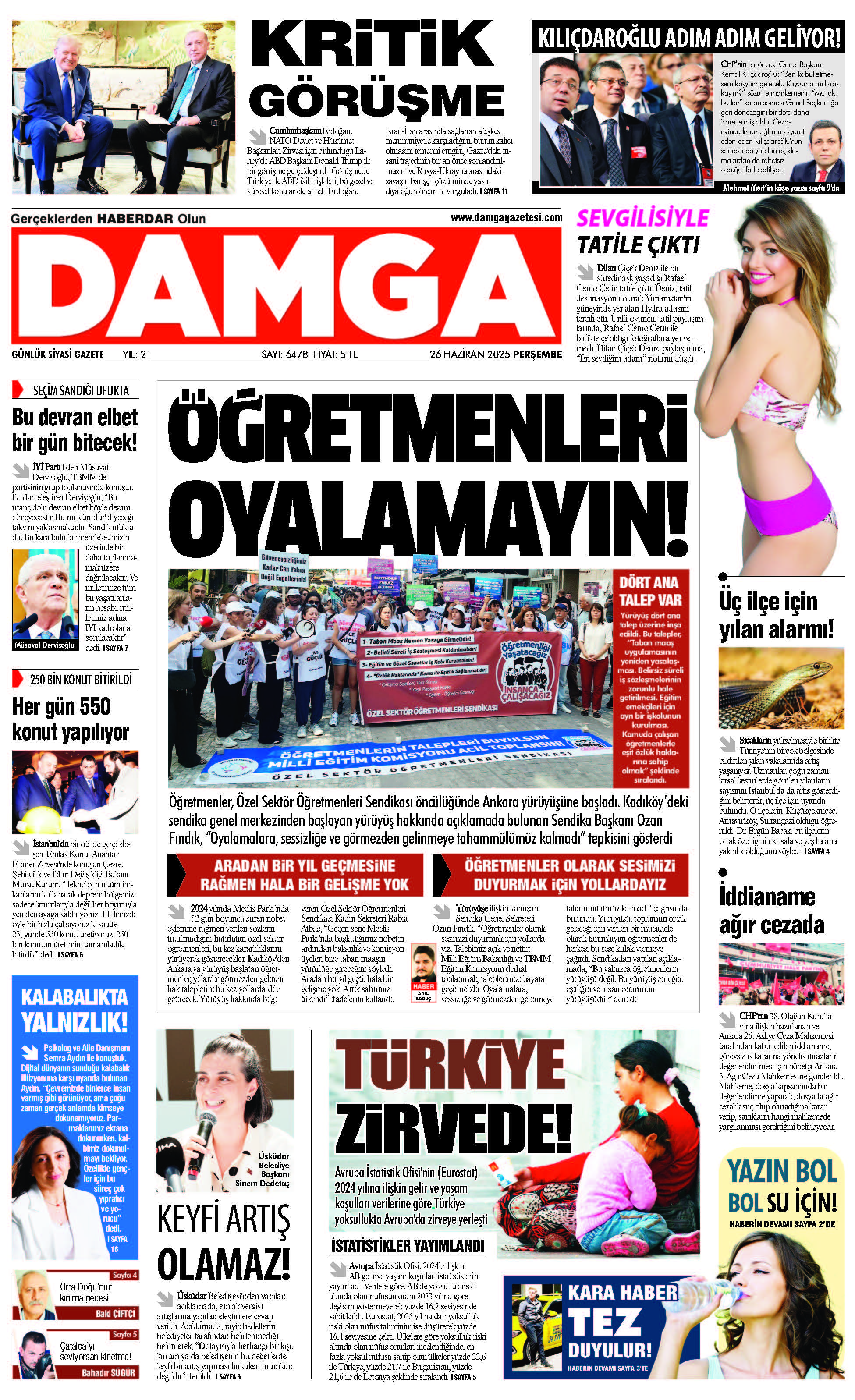 https://www.damgagazetesi.com/DAMGA 26 Haziran 2025 Perşembe Sayfaları