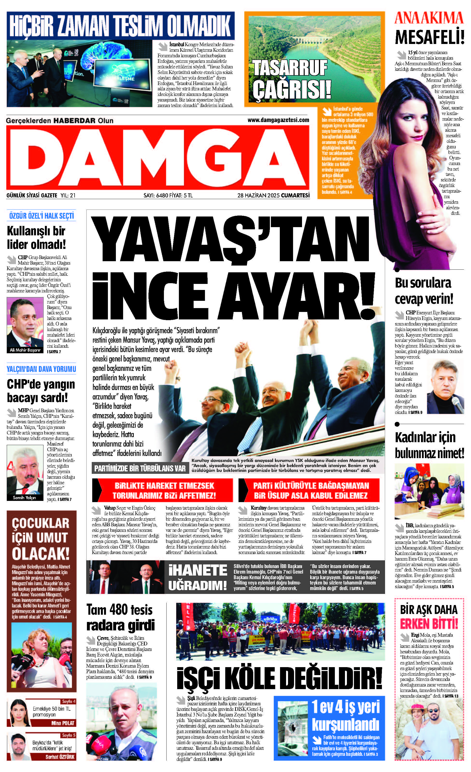 https://www.damgagazetesi.com/DAMGA 28 Haziran 2025 Cumartesi Sayfaları