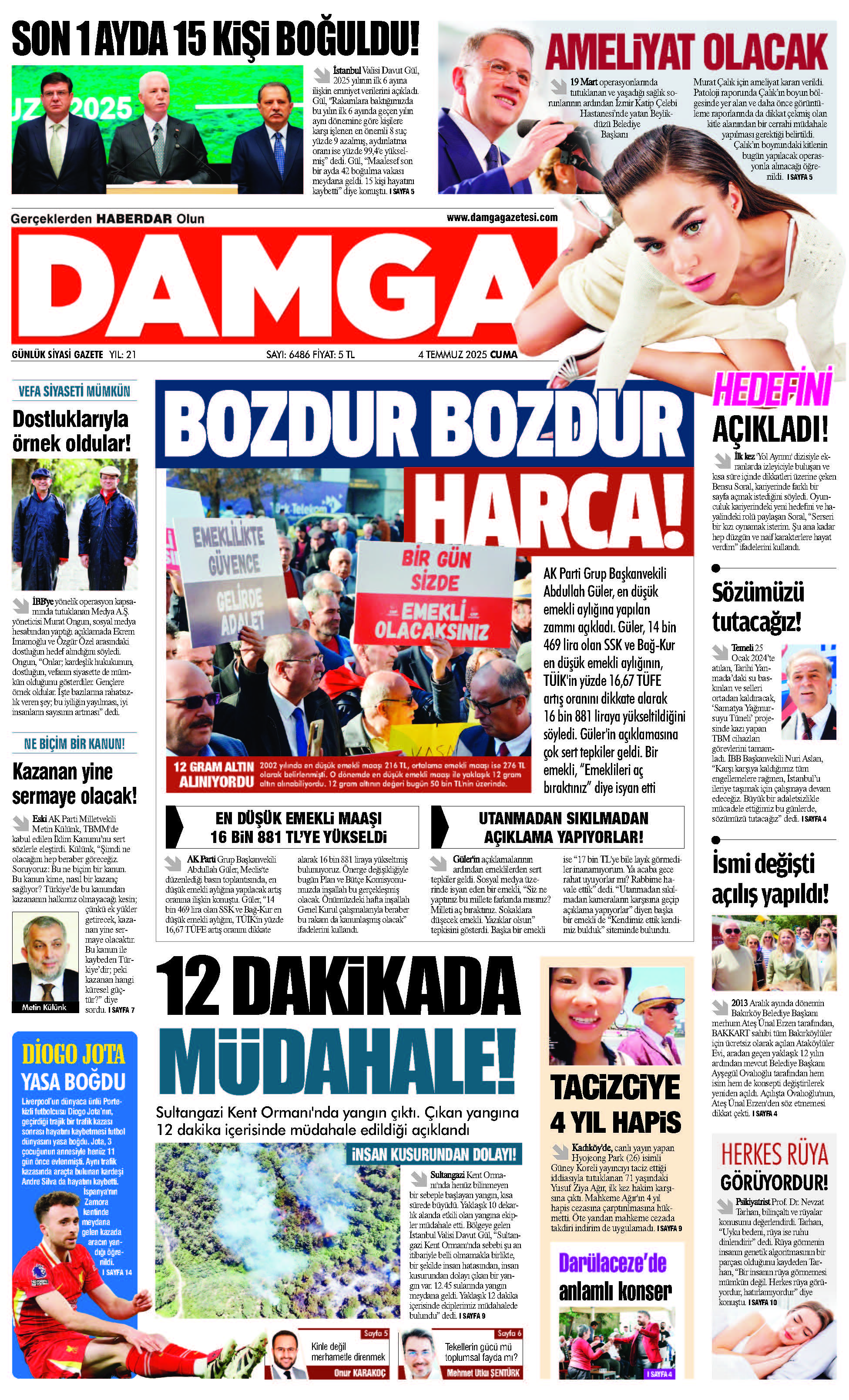 https://www.damgagazetesi.com/DAMGA 4 Temmuz 2025 Cuma Sayfaları