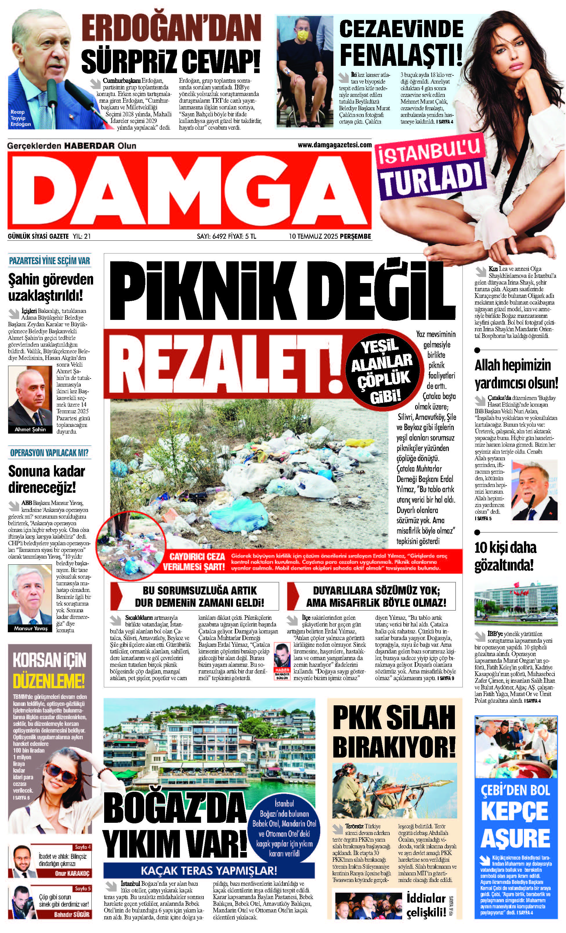 https://www.damgagazetesi.com/DAMGA 10 Temmuz 2025 Perşembe Sayfaları