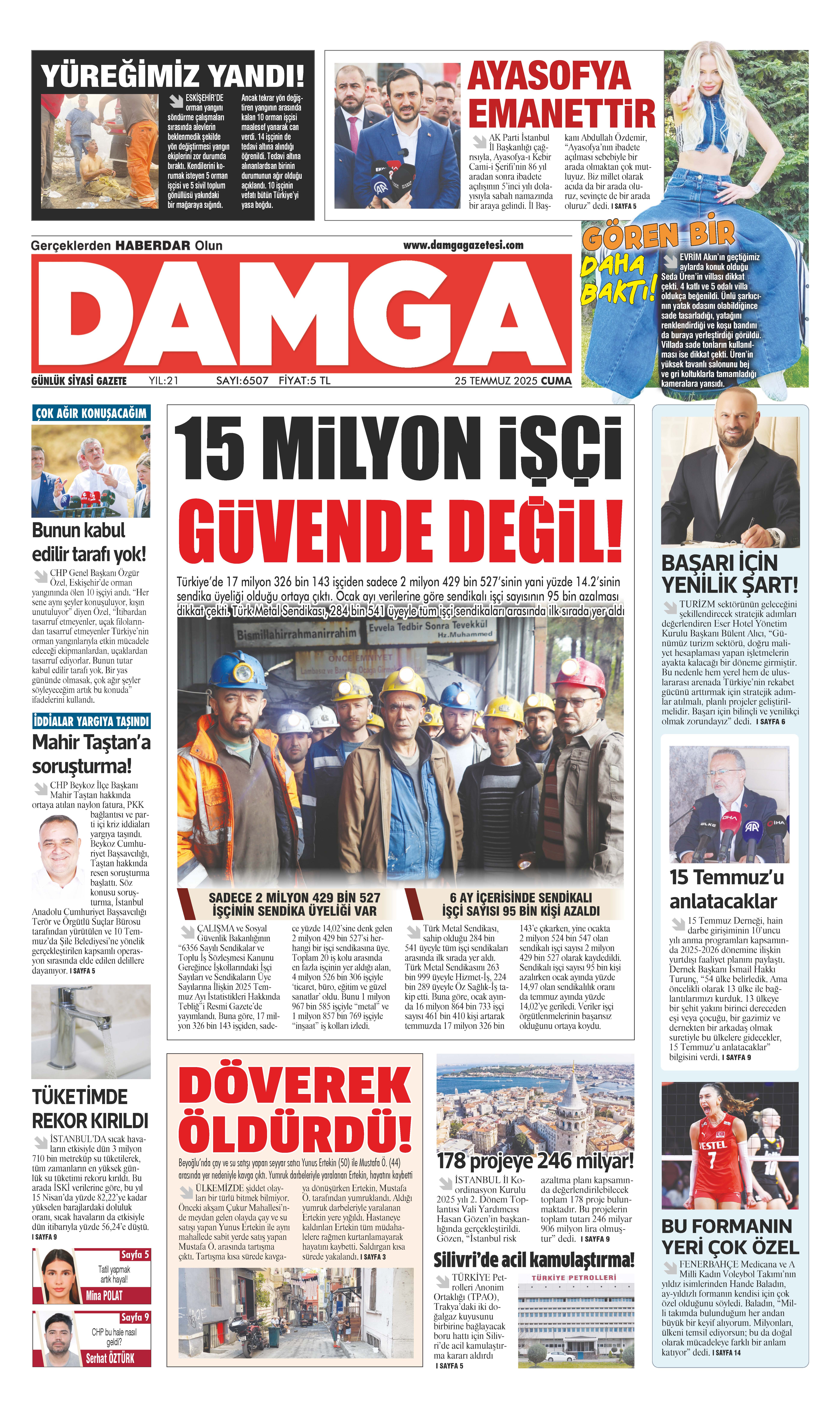 https://www.damgagazetesi.com/DAMGA 25 Temmuz 2025 Cuma Sayfaları